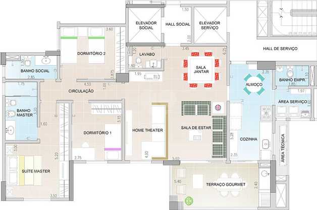 Apartamento 130m²