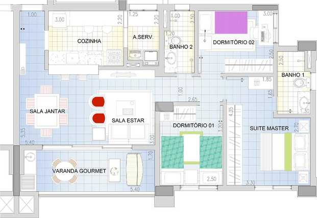 Apartamento 85m²