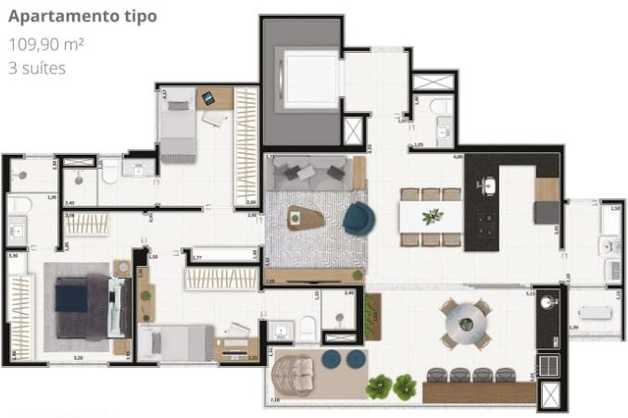 Apartamento 109m²