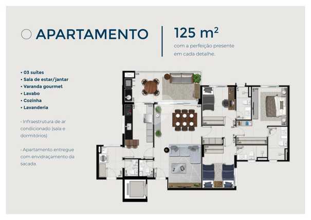 Apartamento 125m²