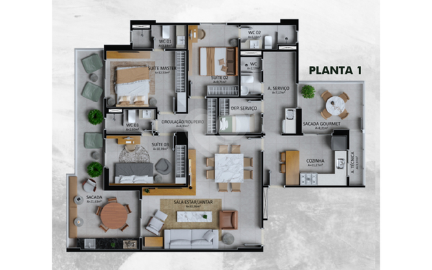 Apartamento 150m²