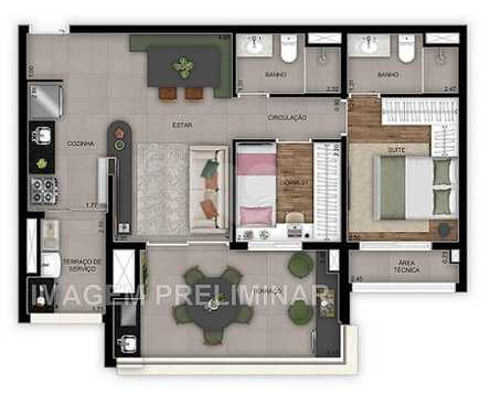 Apartamento 69m²