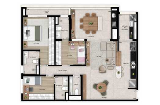 Apartamento 118m²