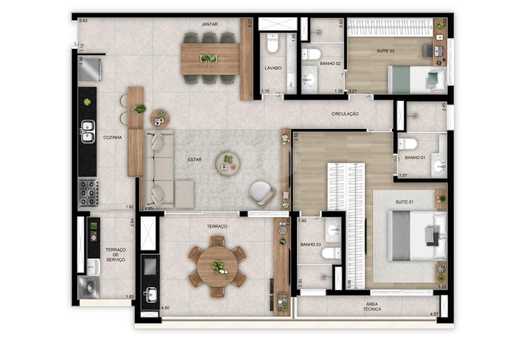 Apartamento 118m²
