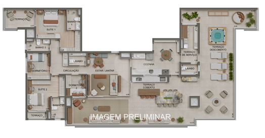 Apartamento 278m²