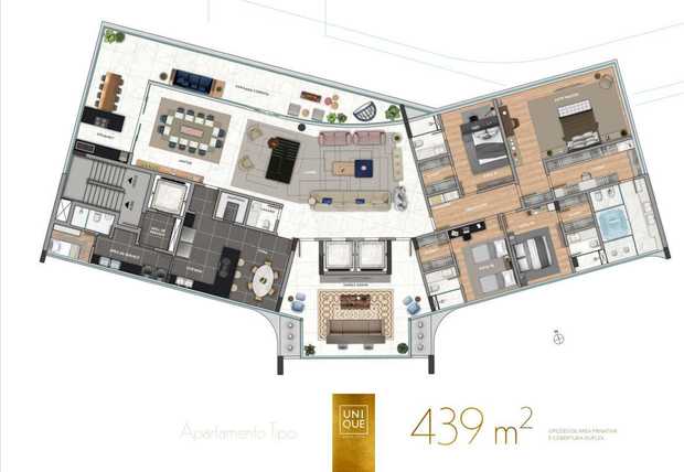 Apartamento 439m²