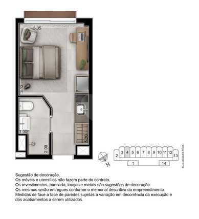 Apartamento 20m²