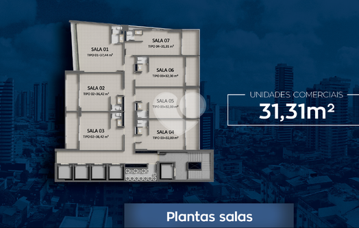 Salas 31m²