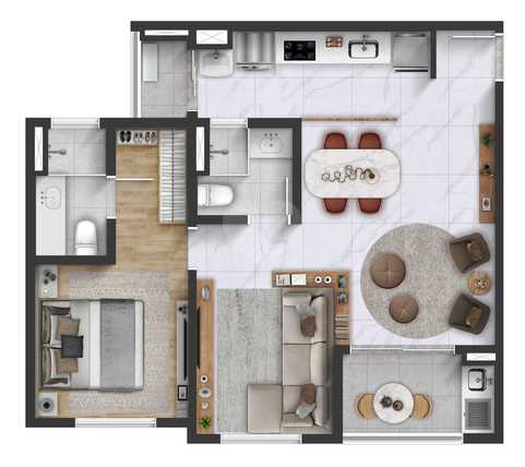 Apartamento 65m²