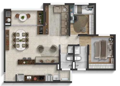 Apartamento 84m²