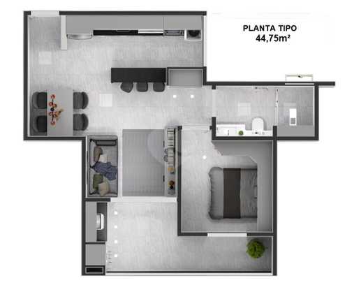 Apartamento 44m²