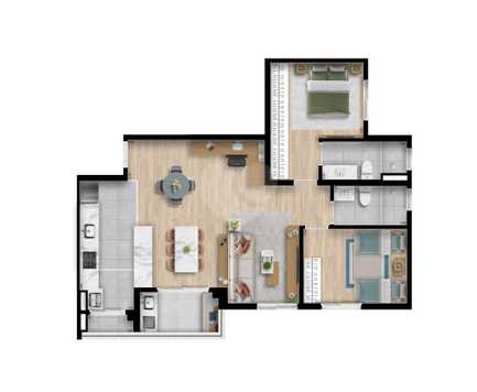 Apartamento 82m²