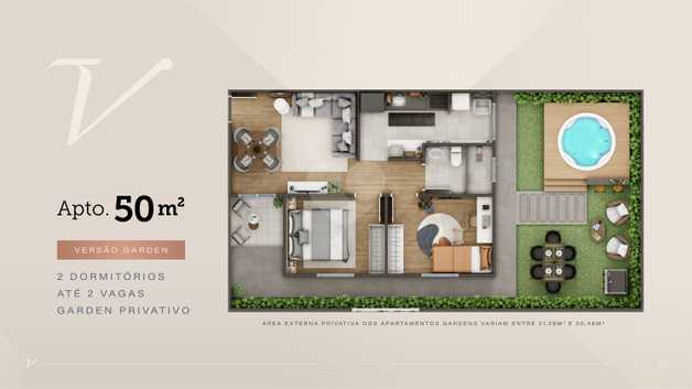 Apartamento 50m²