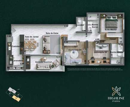 Apartamento 106m²