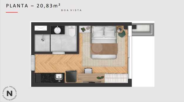 Apartamento 20m²