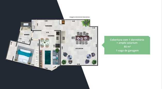 Apartamento 80m²