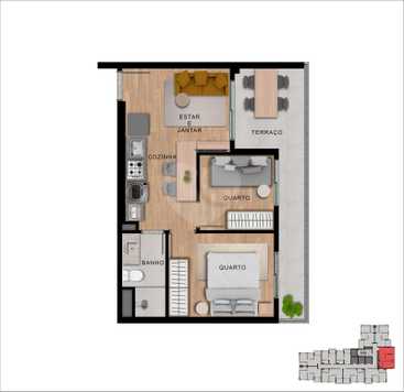 Apartamento 43m²