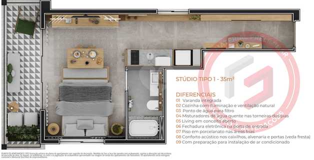 Apartamento 36m²