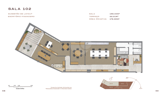 Salas 178m²