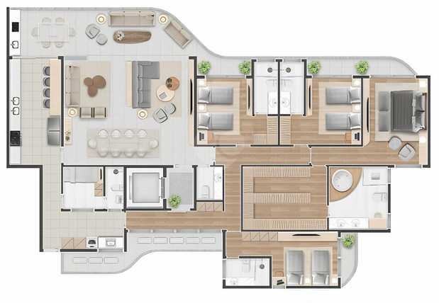 Apartamento 255m²