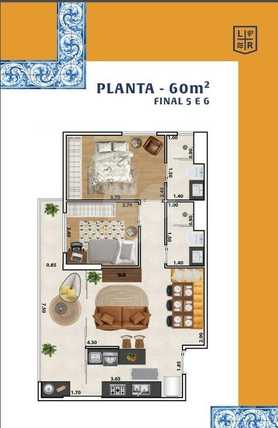 Apartamento 60m²