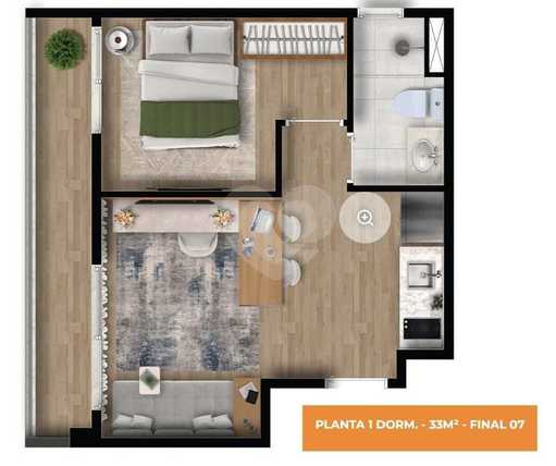 Apartamento 33m²