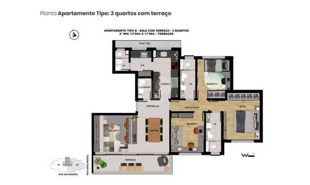 Apartamento 101m²