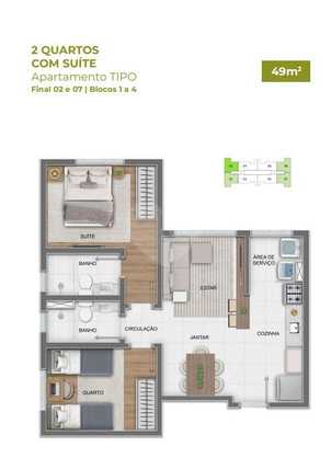 Apartamento 49m²