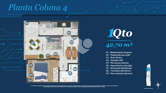 Apartamento 42m²