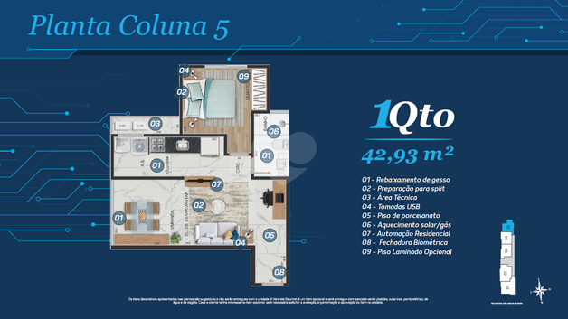 Apartamento 42m²