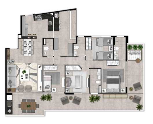 Apartamento 160m²