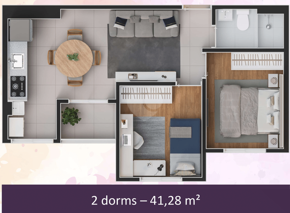 Apartamento 41m²