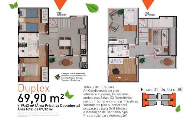 Apartamento 69m²