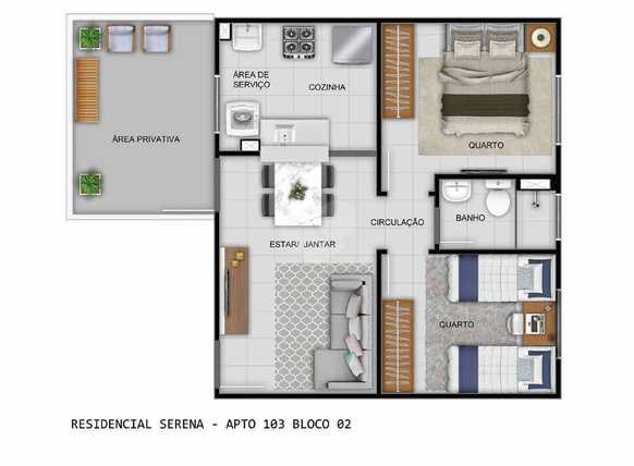 Apartamento 39m²