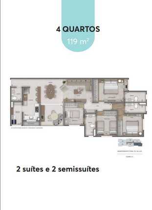 Apartamento 119m²