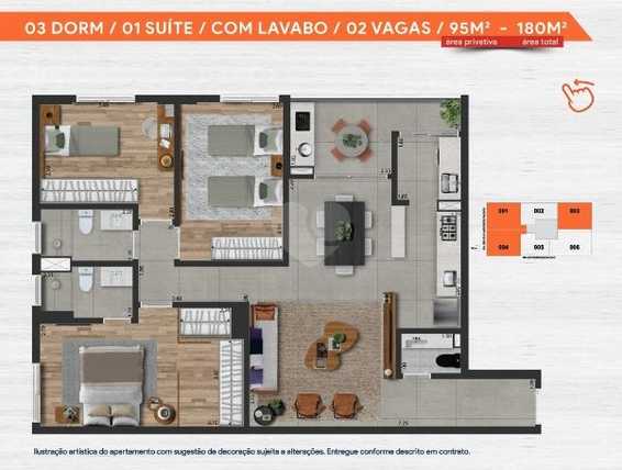 Apartamento 95m²