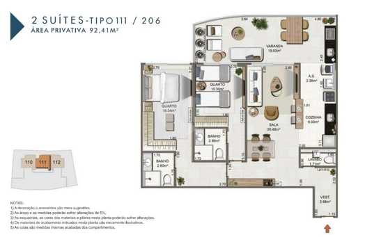 Apartamento 92m²