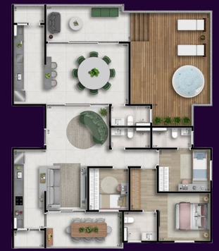 Apartamento 180m²