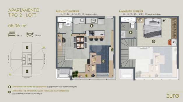 Apartamento 65m²