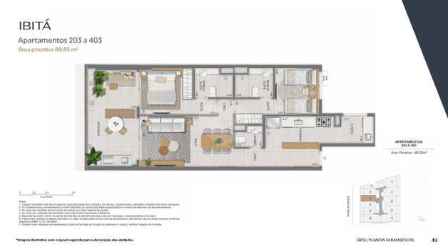 Apartamento 88m²