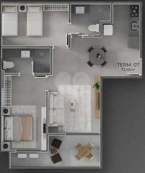 Apartamento 73m²
