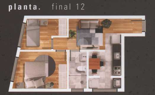 Apartamento 47m²