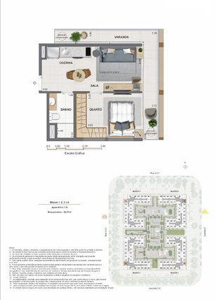 Apartamento 38m²