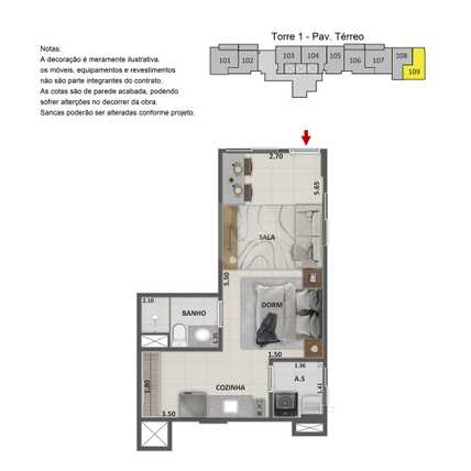 Apartamento 30m²