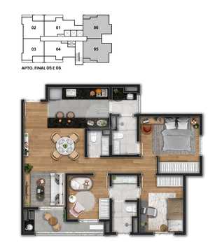 Apartamento 79m²
