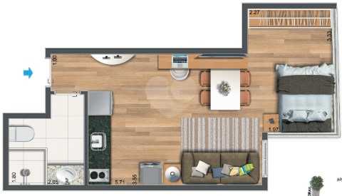 Apartamento 32m²