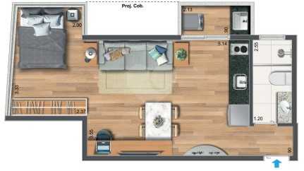 Apartamento 35m²