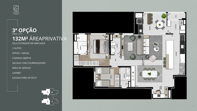 Apartamento 132m²