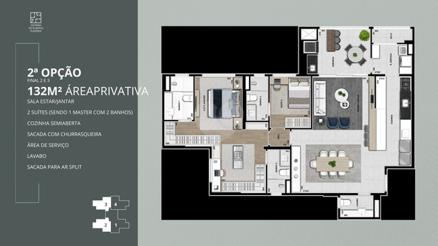 Apartamento 132m²