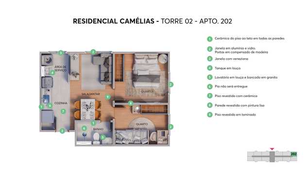 Apartamento 36m²